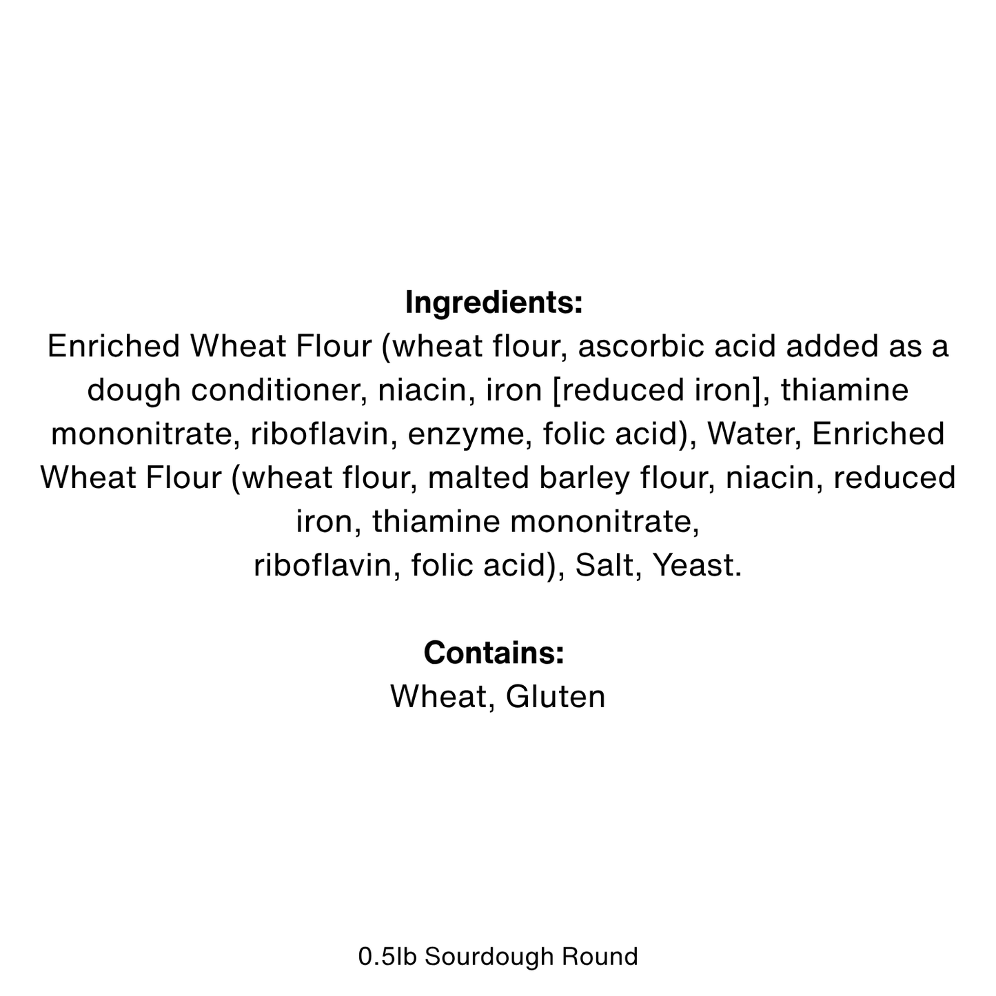 Small Sourdough Round (2pk or 4pk)