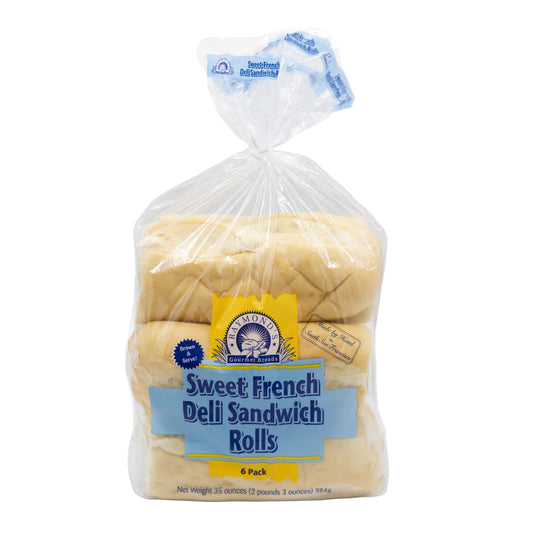 Sweet French Deli Sandwich Rolls (6-Pack)