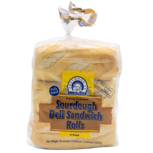 Sourdough Deli Sandwich Rolls (6-Pack)
